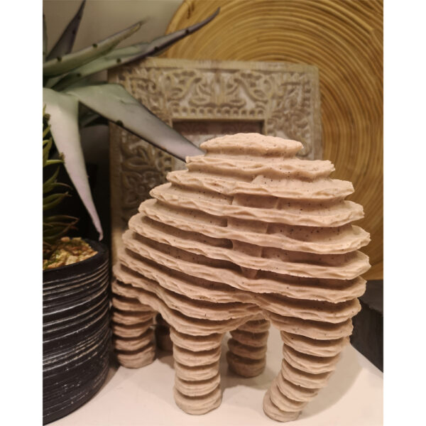 PAIDO ΔΙΑΚΟΣΜΗΤΙΚΟ ΕΛΕΦΑΝΤΑΣ 18x10x16cm POLYRESIN ΓΚΡΙ 026056 - Image 2