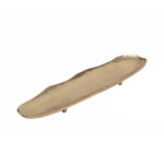 RICCIO XL ΔΙΣΚΟΣ ΜΕ ΠΟΔΙΑ 45x13x4cm ΑΛΟΥΜΙΝΙΟ ΧΡΥΣΟ 026731