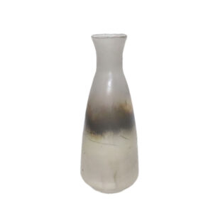 JEG ΒΑΖΟ 17x17x44cm ΓΥΑΛΙ ΧΡΥΣΟ ΜΠΡΟΝΖΕ ΑΣΗΜΙ 027014