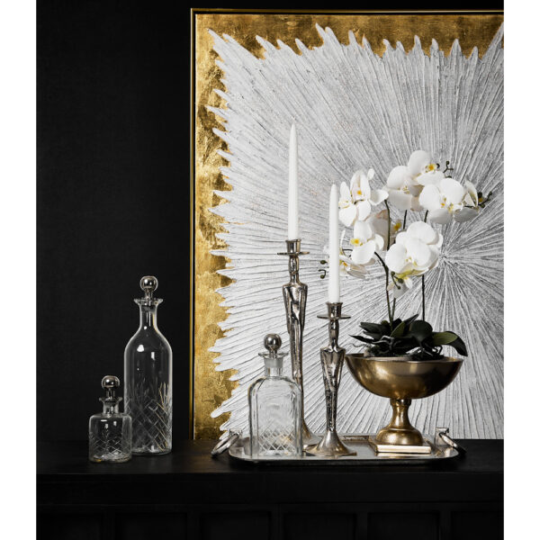 HERR ΚΗΡΟΠΗΓΙΟ 11x11x32cm ΑΛΟΥΜΙΝΙΟ ΑΣΗΜΙ 027045 - Image 2