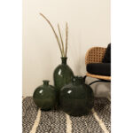 RIPE OLIVE ΒΑΖΟ 32x32x35cm ΑΝΑΚΥΚΛΩΜΕΝΟ ΓΥΑΛΙ ΛΑΔΙ 027163 - Image 2