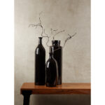 STARLESS SKY ΒΑΖΟ 15x15x50cm ΑΝΑΚΥΚΛΩΜΕΝΟ ΓΥΑΛΙ ΜΑΥΡΟ 027186 - Image 2