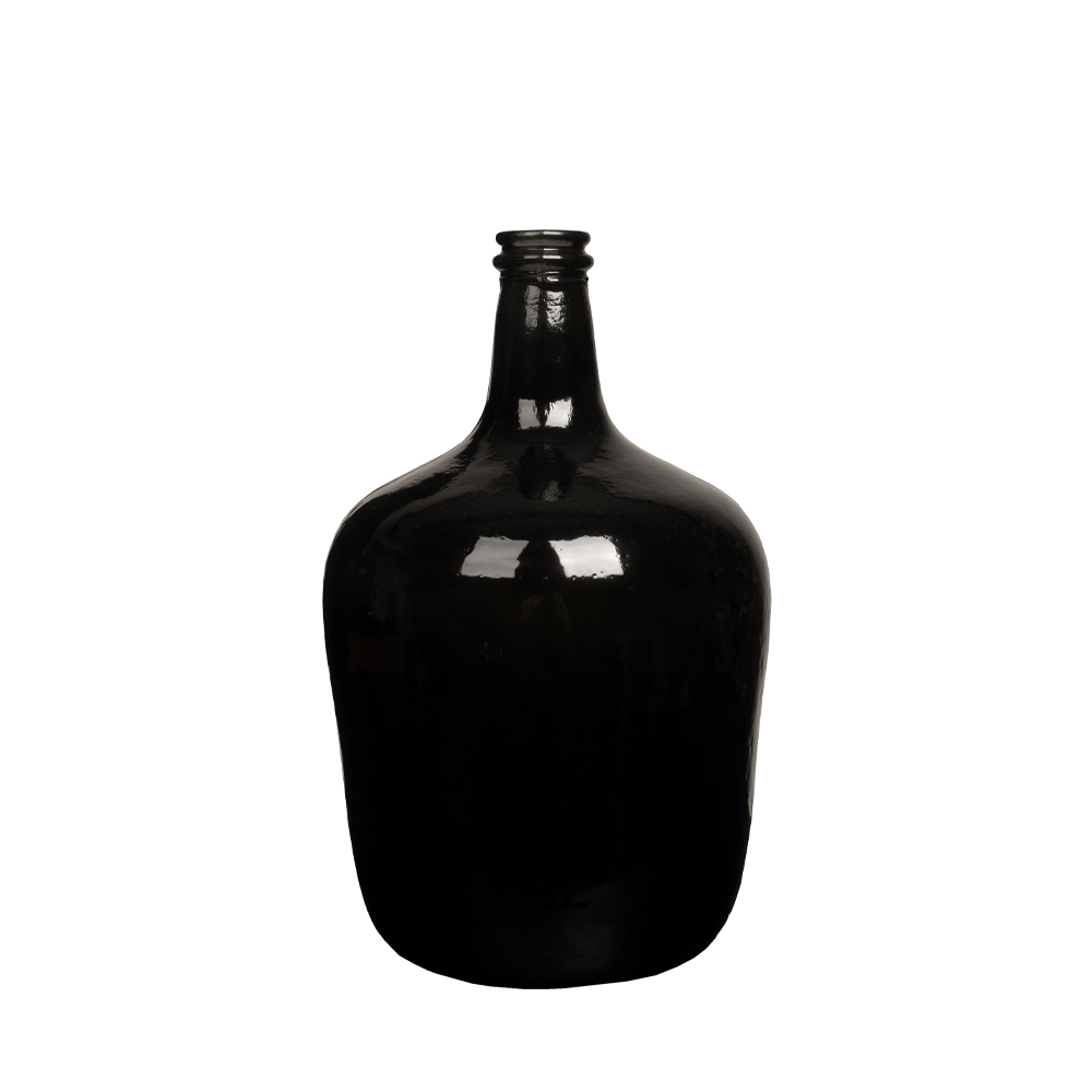 027190-MkXq3-first-_1 STARLESS SKY ΜΠΟΥΚΑΛΑ 25x25x40cm ΑΝΑΚΥΚΛΩΜΕΝΟ ΓΥΑΛΙ ΜΑΥΡΟ 027190 - Image 1