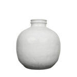 ICE AGE ΒΑΖΟ 32x32x35cm ΑΝΑΚΥΚΛΩΜΕΝΟ ΓΥΑΛΙ ΛΕΥΚΟ 027202