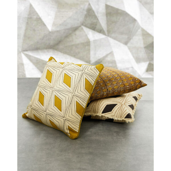 SAMOAN C ΔΙΑΚΟΣΜΗΤΙΚΟ ΜΑΞΙΛΑΡΙ 50x50cm ΒΑΜΒΑΚΙ CARAMEL DIJON ΒΙΣΚΟΖΗ 027897 - Image 2