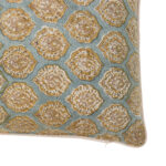 VENETIAN ΔΙΑΚΟΣΜΗΤΙΚΟ ΜΑΞΙΛΑΡΙ 40x60cm ΒΑΜΒΑΚΙ AQUA ΧΡΥΣΟ ΒΙΣΚΟΖΗ 027905 - Image 3
