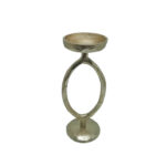 BODI 34 ΚΗΡΟΠΗΓΙΟ 14x14x34cm ΑΛΟΥΜΙΝΙΟ ΧΡΥΣΟ ANTIQUE 027947