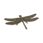 DRAGONFLY ΔΙΑΚΟΣΜΗΤΙΚΟ ΛΙΒΕΛΛΟΥΛΑ 37x25x8cm ΑΛΟΥΜΙΝΙΟ ΧΡΥΣΟ ANTIQUE 027960