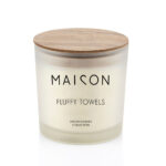 CALMNESS ΚΕΡΙ ΑΡΩΜΑΤΙΚΟ 10x10x10cm ΓΥΑΛΙ ΛΕΥΚΟ ΦΥΣΙΚΟ ΞΥΛΟ 028330