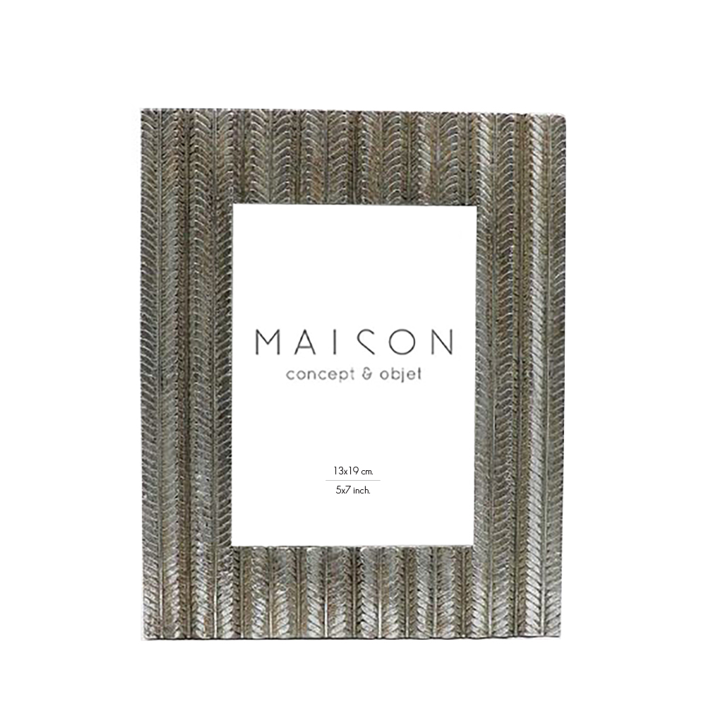 028381-mbmSU-first-_1 FISHBONE ΚΟΡΝΙΖΑ 19x2x23cm POLYRESIN ΑΣΗΜΙ ΑΝΤΙΚΕ ΓΥΑΛΙ 028381 - Image 1