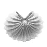 GALLINA BLANC ΒΑΖΟ 9.5x9.5x25.2cm POLYRESIN ΛΕΥΚΟ ΜΑΤ 028401