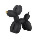 BISON NOIR ΔΙΑΚΟΣΜΗΤΙΚΟ ΣΚΥΛΟΣ 29x8.3x18.2cm POLYRESIN ΜΑΥΡΟ ΜΑΤ ΧΡΥΣΟ 028405