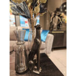 SAYA ΔΙΑΚΟΣΜΗΤΙΚΟ ΠΑΝΘΗΡΑΣ 39.5x22.5x10.5cm POLYRESIN ΜΑΥΡΟ ΜΑΤ 028409 - Image 2