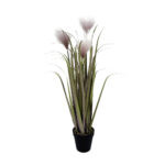 GRASS ΦΥΤΟ ΤΕΧΝΗΤΟ ΣΕ ΓΛΑΣΤΡΑ 78cm PVC ΠΡΑΣΙΝΟ ΜΩΒ 028609