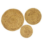 IOS ΔΙΑΚΟΣΜΗΤΙΚΟ ΤΟΙΧΟΥ ΣΕΤ 3ΤΜΧ 56x56x7cm ΥΑΚΙΝΘΟΣ ΦΥΣΙΚΟ 028722