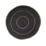 JABBAR NEGRO ΔΙΑΚΟΣΜΗΤΙΚΟ ΤΟΙΧΟΥ 61x61x7cm SEAGRASS ΜΑΥΡΟ ΦΥΣΙΚΟ 028741