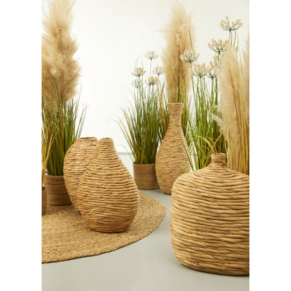 IOS ΒΑΖΟ 31x31x44cm BAMBOO ΦΥΣΙΚΟ 028786 - Image 3