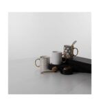 GOLDIE ΚΟΥΠΑ 8x8x11cm NEW BONE CHINA ΛΕΥΚΟ ΧΡΥΣΟ 028841 - Image 2