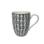 ALL TIME ΚΟΥΠΑ 8x8x11cm NEW BONE CHINA ΛΕΥΚΟ ΜΠΛΕ ΧΡΥΣΟ 028851