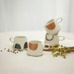 SCANDI ΚΟΥΠΑ 8x8x8cm NEW BONE CHINA ΛΕΥΚΟ ELEPHANT 028864 - Image 2