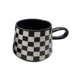 BLEND ΚΟΥΠΑ 8x8x8cm STONEWARE ΜΑΥΡΟ ΛΕΥΚΟ 028866