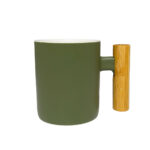 NORDIC ΚΟΥΠΑ 8x8x10cm NEW BONE CHINA ΛΑΔΙ ΦΥΣΙΚΟ 028869