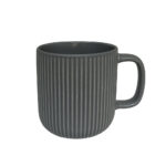 ORIGO ΚΟΥΠΑ 9x9x10cm NEW BONE CHINA ΓΚΡΙ ΣΚΟΥΡΟ 028870