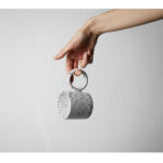 TERRAZZO ΚΟΥΠΑ 8x8x8cm STONEWARE ΛΕΥΚΟ ΓΚΡΙ 028872 - Image 2