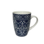 FELICIA ΚΟΥΠΑ 8x8x11cm NEW BONE CHINA ΛΕΥΚΟ ΜΠΛΕ 028876