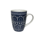 FELICIA ΚΟΥΠΑ 8x8x11cm NEW BONE CHINA ΛΕΥΚΟ ΜΠΛΕ 028878