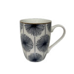 FLEUR ΚΟΥΠΑ 8x8x11cm NEW BONE CHINA ΛΕΥΚΟ ΜΠΛΕ ΧΡΥΣΟ 028879