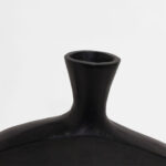 ABSTRACT OVAL ΒΑΖΟ 37x6x50cm ΑΛΟΥΜΙΝΙΟ ΜΑΥΡΟ 028987 - Image 2