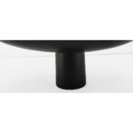 DUNE ΠΛΑΤΩ ΜΕ ΠΟΔΙ 46x25x18cm ΑΛΟΥΜΙΝΙΟ ΜΑΥΡΟ 028999 - Image 3