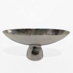 MENDO ΜΠΩΛ ΜΕ ΠΟΔΙ 46x15x20cm ΑΛΟΥΜΙΝΙΟ SILVER NICKEL 029008