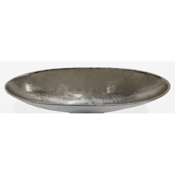 MENDO ΜΠΩΛ ΜΕ ΠΟΔΙ 46x15x20cm ΑΛΟΥΜΙΝΙΟ SILVER NICKEL 029008 - Image 2