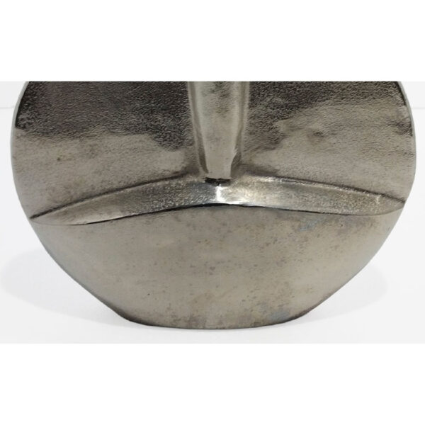 KALIA ΒΑΖΟ 35x10x35cm ΑΛΟΥΜΙΝΙΟ SILVER NICKEL 029010 - Image 3