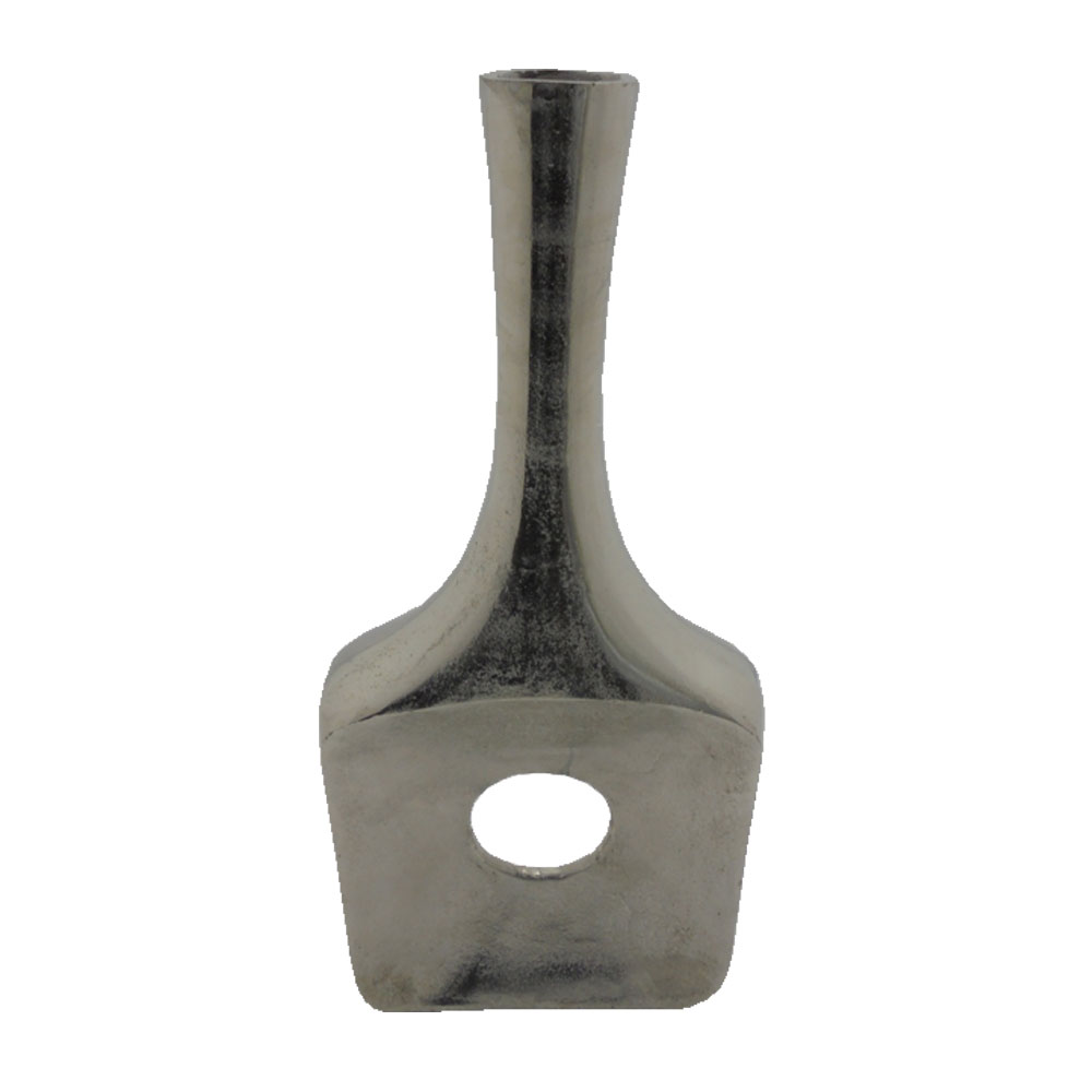 029021-iHmXL-first-_1 GLAM ΒΑΖΟ 25x7x58cm ΑΛΟΥΜΙΝΙΟ SILVER NICKEL 029021 - Image 1