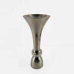 LUXOR ΒΑΖΟ 23x23x50cm ΑΛΟΥΜΙΝΙΟ SILVER NICKEL 029028