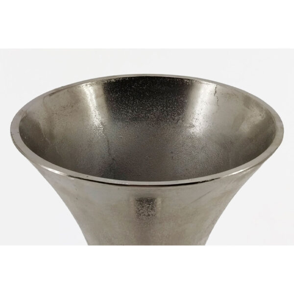 LUXOR ΒΑΖΟ 23x23x50cm ΑΛΟΥΜΙΝΙΟ SILVER NICKEL 029028 - Image 2