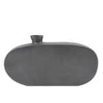 OMNIA ΒΑΖΟ 38x5x23cm ΑΛΟΥΜΙΝΙΟ ΓΚΡΙ 029043