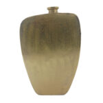 ODEN ΒΑΖΟ 25x7x42cm ΑΛΟΥΜΙΝΙΟ ΧΡΥΣΟ 029046