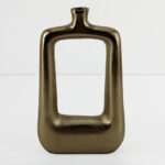 NAZAR ΒΑΖΟ 26x8x42cm ΑΛΟΥΜΙΝΙΟ ΧΡΥΣΟ 029055