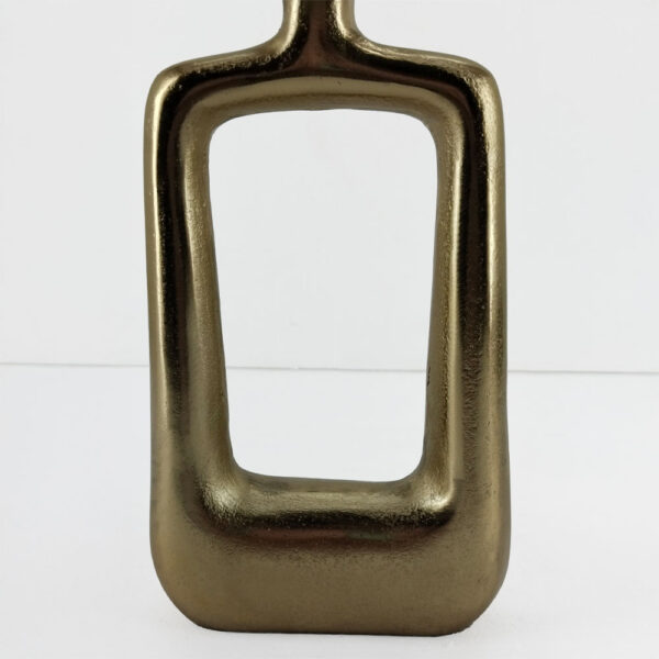NAZAR ΒΑΖΟ 19x6x32cm ΑΛΟΥΜΙΝΙΟ ΧΡΥΣΟ 029056 - Image 3