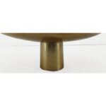 DUNE ΠΛΑΤΩ ΜΕ ΠΟΔΙ 46x26x18cm ΑΛΟΥΜΙΝΙΟ ΧΡΥΣΟ 029067 - Image 3