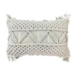 KAIA ΔΙΑΚΟΣΜΗΤΙΚΟ ΜΑΞΙΛΑΡΙ MACRAME 30x50cm ΒΑΜΒΑΚΙ IVORY POLYESTER 029115