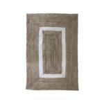 INDIGO ΧΑΛΙ ΣΑΛΟΝΙΟΥ 140x210cm ΓΙΟΥΤΑ ΦΥΣΙΚΟ ΜΠΕΖ ΒΑΜΒΑΚΙ 029152