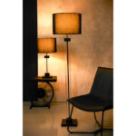 TREMONT ΦΩΤΙΣΤΙΚΟ ΕΠΙΔΑΠΕΔΙΟ 41x41x152cm ΣΙΔΕΡΟ ΜΑΥΡΟ ΜΑΤ ΓΥΑΛΙ ΜΑΥΡΟ 029212 - Image 2