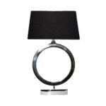 ODILON ΦΩΤΙΣΤΙΚΟ ΕΠΙΤΡΑΠΕΖΙΟ 41x28x51cm ΑΤΣΑΛΙ ΑΣΗΜΙ ΜΑΥΡΟ 029217