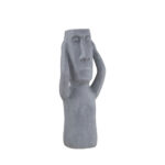 PERU MAN EAR ΔΙΑΚΟΣΜΗΤΙΚΗ ΦΙΓΟΥΡΑ 21x17x51cm ΤΕΧΝΗΤΗ ΠΕΤΡΑ ΓΚΡΙ 029258