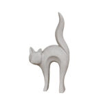 CAT STATUE ΔΙΑΚΟΣΜΗΤΙΚΗ ΓΑΤΑ 31x15x62cm ΤΕΧΝΗΤΗ ΠΕΤΡΑ ΓΚΡΙ ΑΝΟΙΧΤΟ 029263
